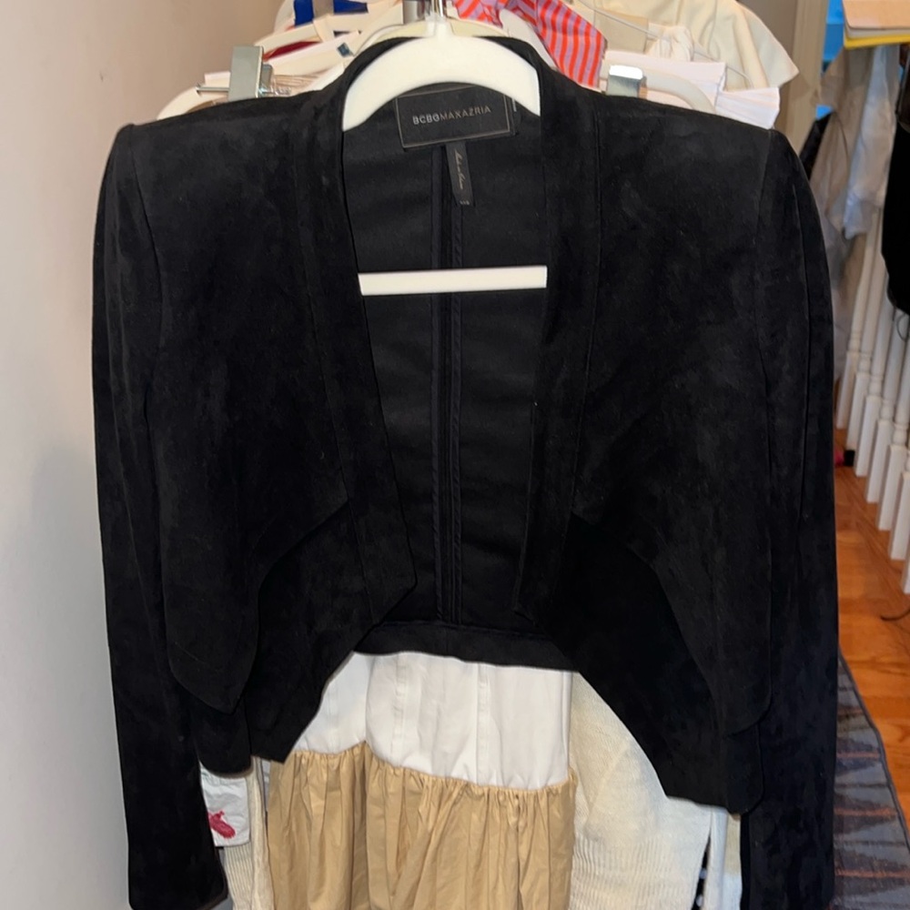 Good as new BCBG Suede Blazer Jacket